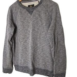 Social Republic Marled Grey Cotton Sweatshirt size M
